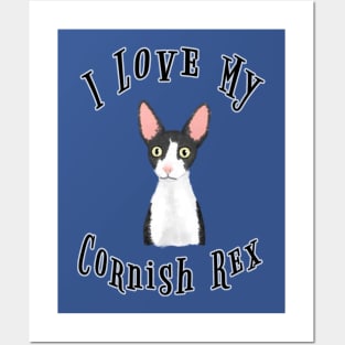 I Love My Cornish Rex Posters and Art
